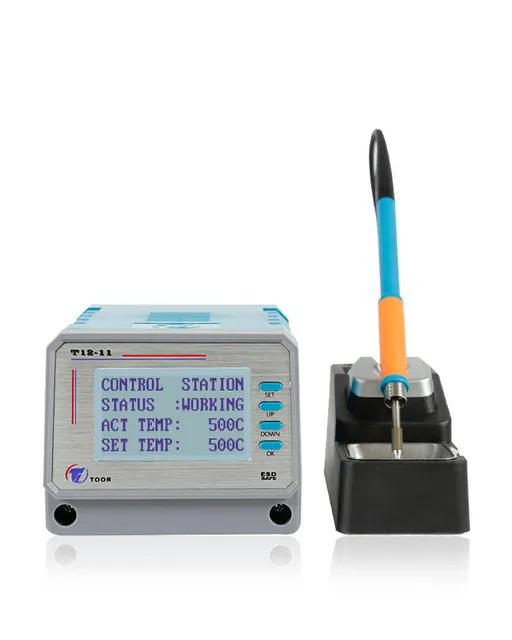 T12-X digitální chytrý Lead-Free pájecí stanice (Xinyuan Tool) (110 V, americká verze)