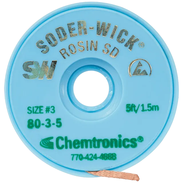 Chemtronics SW18035 pájka lanko (2mm Wide: 1.5m long)