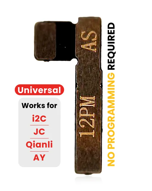 Tag-on flex předprogramovaný univerzální baterie (bez pájení) pro iPhone 12 Pro Max (AmpSentrix) (pro I2C, JCID, Qianli)
