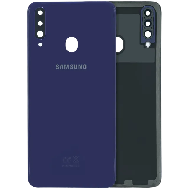 Zadní kryt pro Samsung Galaxy A20s (A207 / 2019) (Service Pack) (modrá)