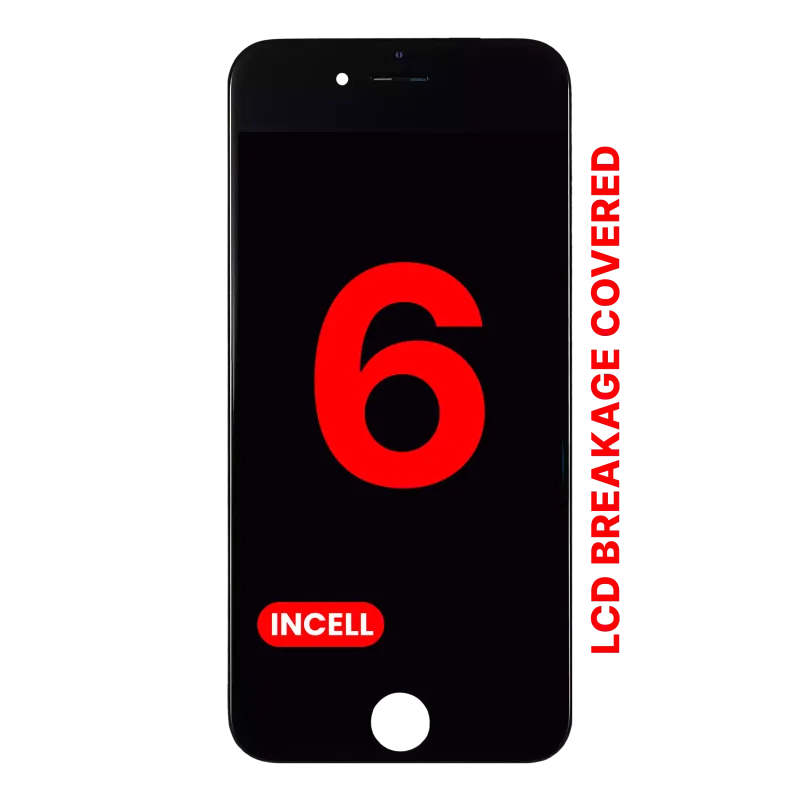 LCD displej pro iPhone 6 (Aftermarket Pro: XO7 Incell) (černá)