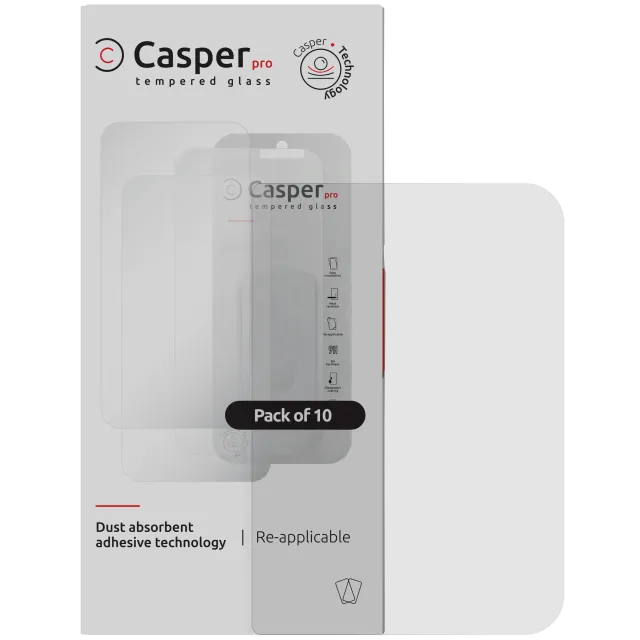 Ochranné sklo Casper Pro pro iPhone Duo (balení 10 ks) (průhledné)