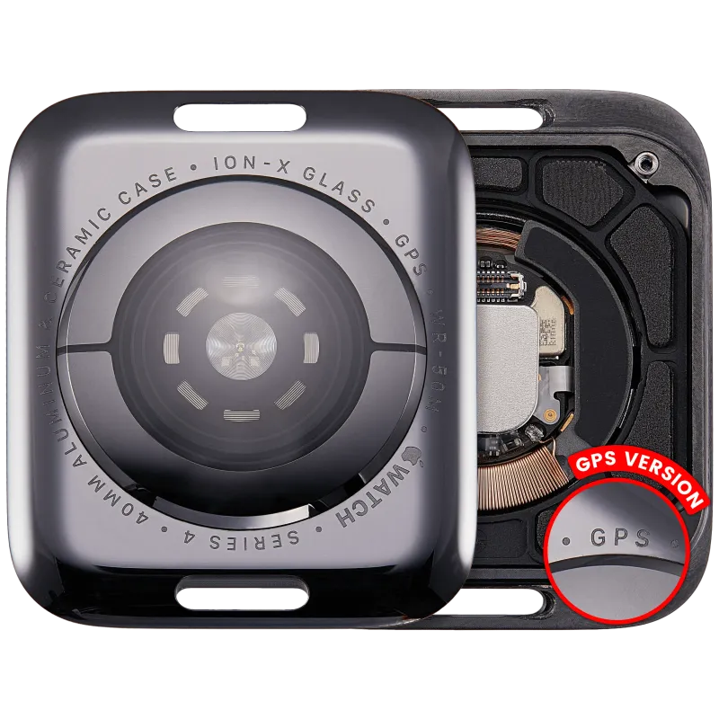 Zadní kryt pro Apple Watch Series 4 (40 mm) (verze GPS) (hliník / vesmírně černá)