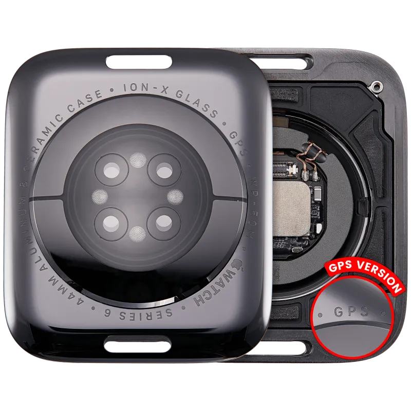Zadní kryt pro Apple Watch Series 6 (44 mm) (verze GPS) (hliník / vesmírně černá)