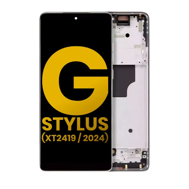 OLED displej s rámečkem pro Motorola Moto G Stylus 5G (XT2419 / 2024) (repasovaný) (Caramel Latte)
