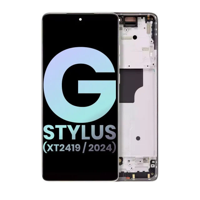 OLED displej s rámečkem pro Motorola Moto G Stylus 5G (XT2419 / 2024) (originál OEM) (Caramel Latte)