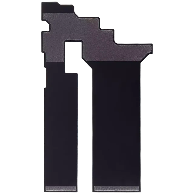 Horní rám baterie / základní deska Graphite tepelný Shielding páska pro Motorola Moto G Stylus 5G (XT2315 / 2023) (originál OEM)