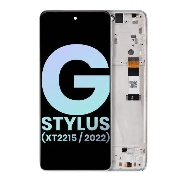 LCD displej s rámečkem pro Motorola Moto G Stylus 5G (XT2215 / 2022) (originál OEM) (Seafoam Green)