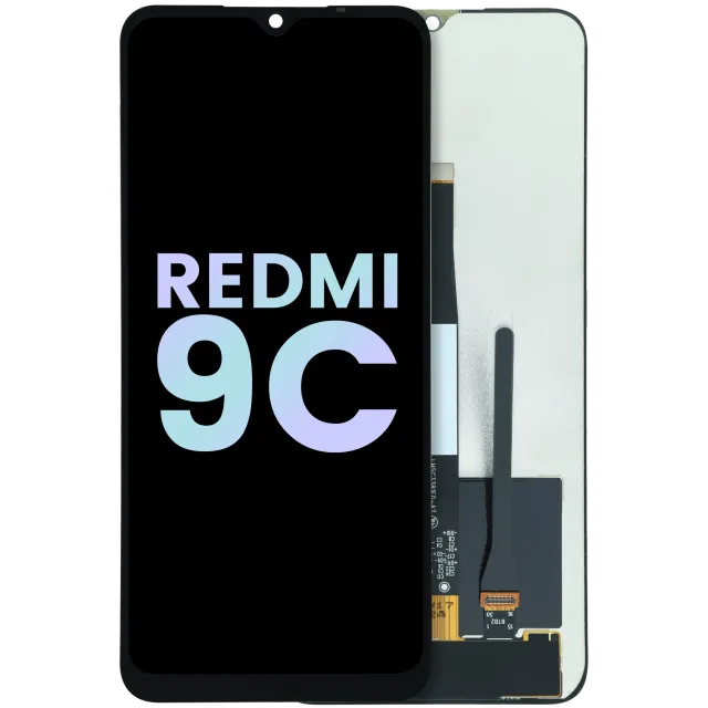 LCD displej bez rámečku pro Xiaomi Redmi 9C (originál OEM) (černá)