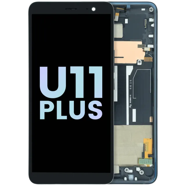 LCD displej s rámečkem pro HTC U11 Plus (originál OEM) (černá)