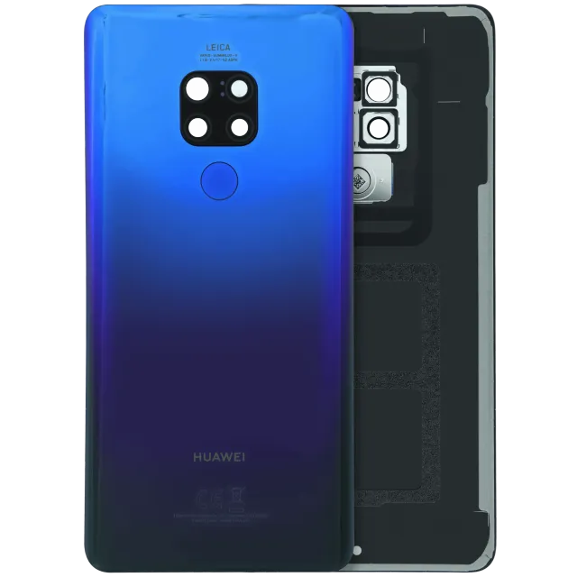 Zadní sklo se sklíčkem kamery pro Huawei Mate 20 (originál OEM) (Twilight)