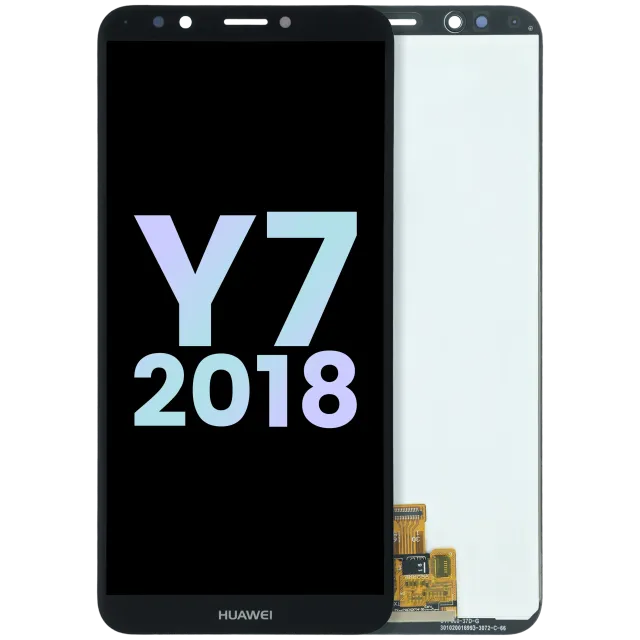 LCD displej bez rámečku pro Huawei Y7 (2019) (originál OEM) (černá)