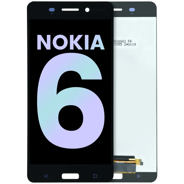 LCD displej bez rámečku pro Nokia 6 (originál OEM) (černá)