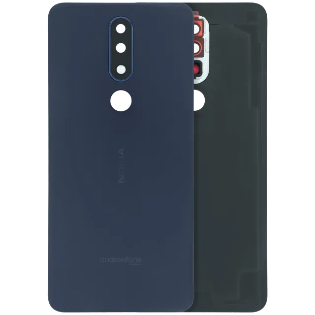 Zadní sklo pro Nokia 5.1 Plus (originál OEM) (Baltic sea blue)