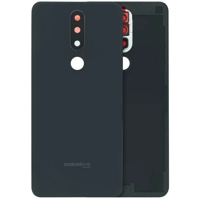 Zadní sklo pro Nokia 5.1 Plus (originál OEM) (Night black)