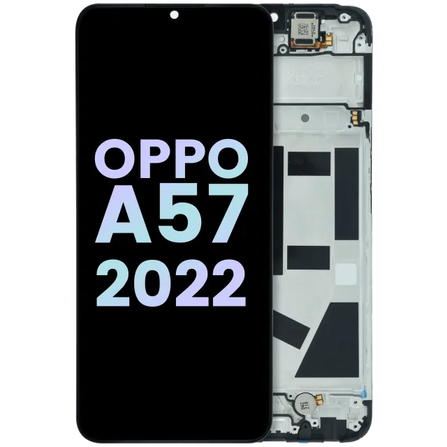 LCD displej s rámečkem pro Oppo A57 4G (2022) (originál OEM) (všechny barvy)