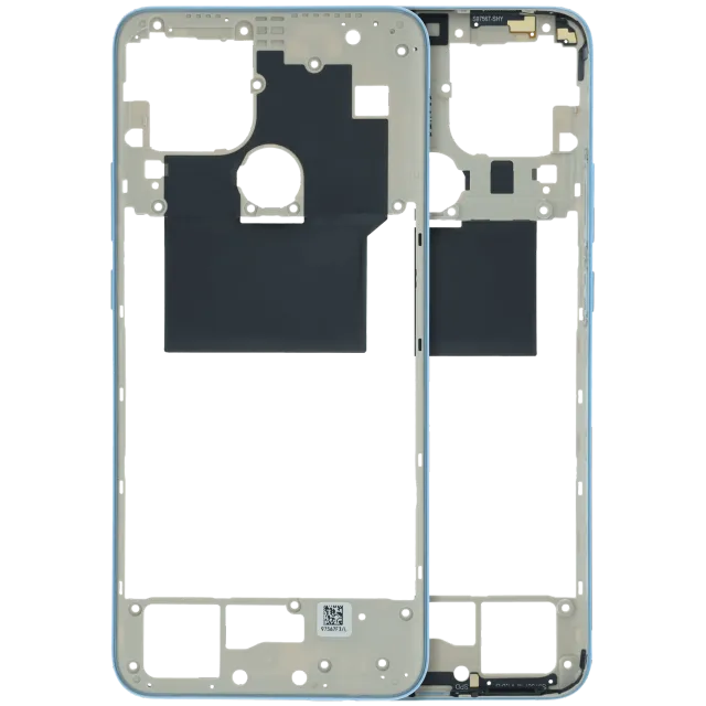 Mid rám housing pro OPPO A15 CPH2185 (Genuine) (modrá)