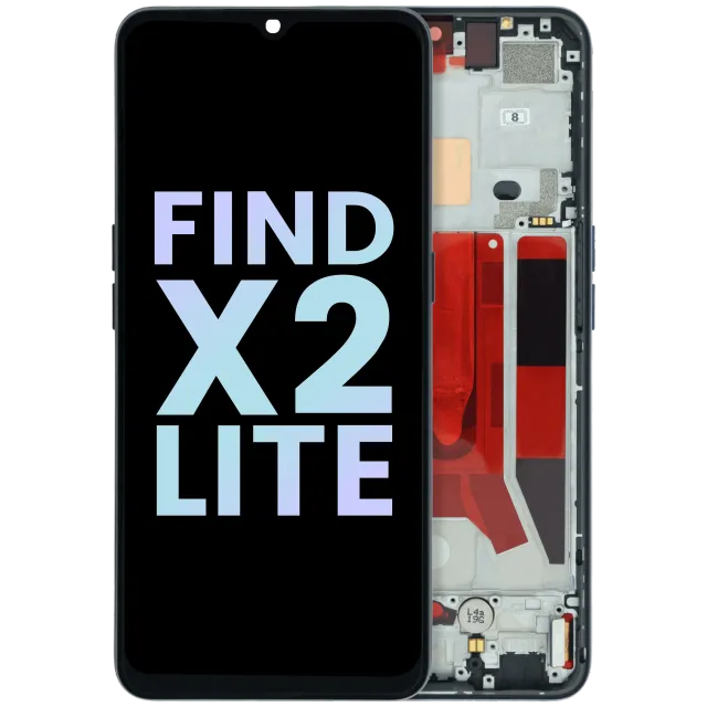 OLED displej s rámečkem pro OPPO Find X2 Lite CPH2005 (Genuine) (černá)