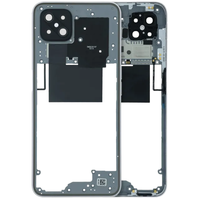 Mid rám housing pro OPPO Reno 4 Z 5G CPH2065 (Genuine) (bílá)