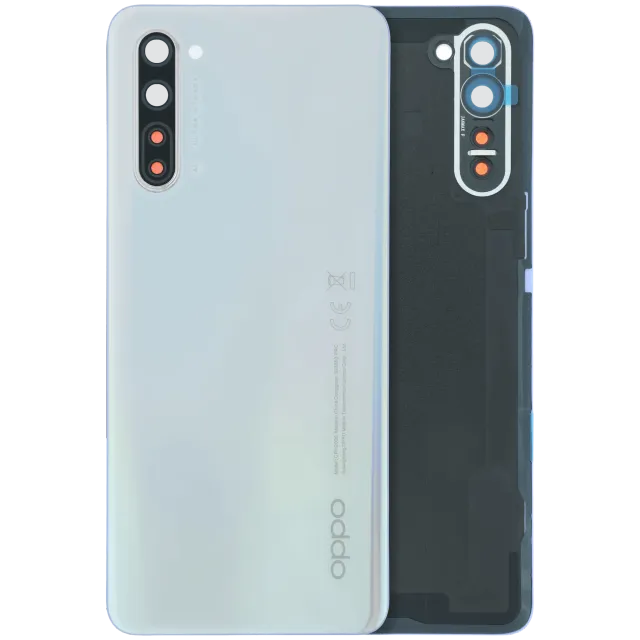 Zadní sklo se sklíčkem kamery pro OPPO Find X2 Lite CPH2005 (Genuine) (bílá)