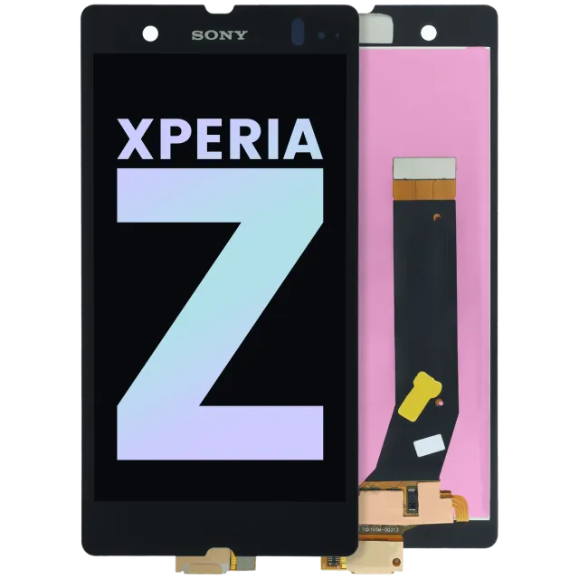 LCD displej bez rámečku pro Sony Xperia Z (originál OEM) (černá)