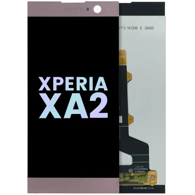 LCD displej bez rámečku pro Sony Xperia XA2 (originál OEM) (růžová)