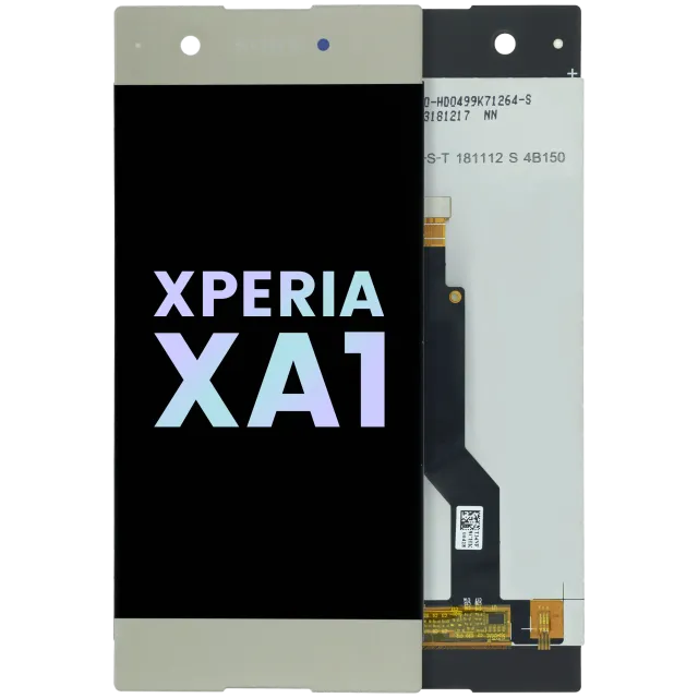 LCD displej bez rámečku pro Sony Xperia XA1 (originál OEM) (zlatá)