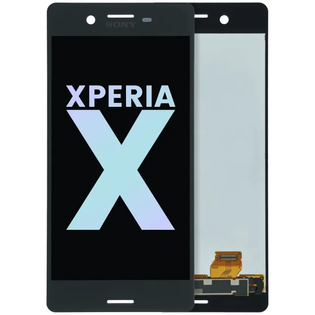LCD displej bez rámečku pro Sony Xperia X (originál OEM) (Graphite Black)