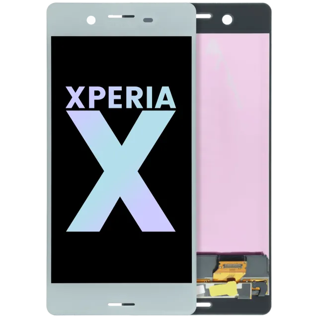 LCD displej bez rámečku pro Sony Xperia X (originál OEM) (bílá)