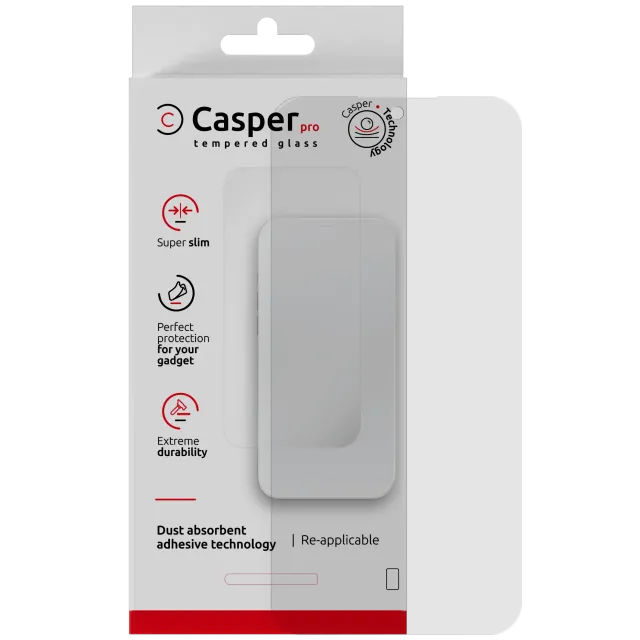 Ochranné sklo Casper Pro pro Samsung Galaxy S25 FE 5G (v krabičce) (průhledné)
