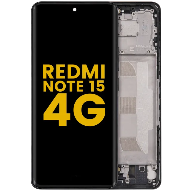 OLED displej s rámečkem pro Xiaomi Redmi Note 15 4G (repasovaný) (černá)
