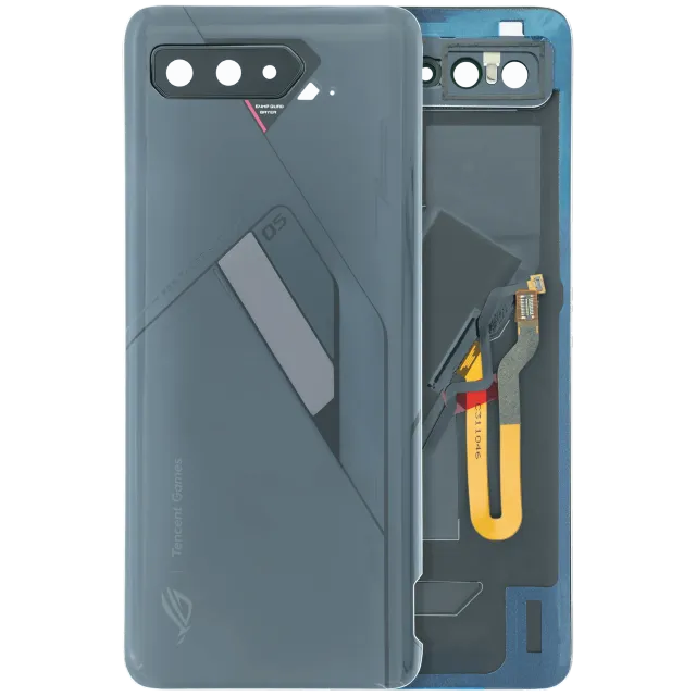 Zadní sklo pro Asus ROG Phone 5 Pro (originál OEM) (černá)