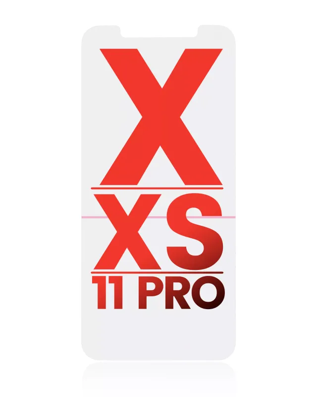 Polarizační fólie pro iPhone X / XS / 11 Pro (balení 10 ks) (OCA Master)