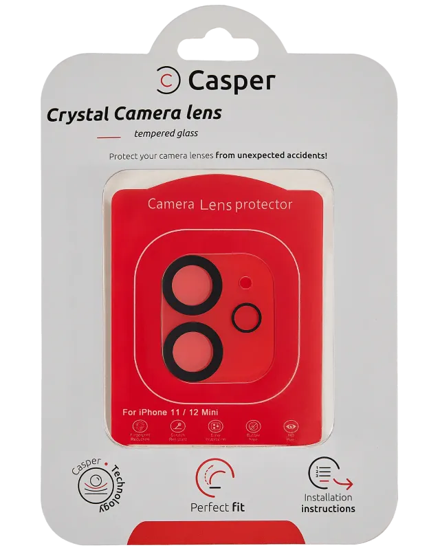 Ochrana objektivu Casper pro iPhone 11 / 12 mini (celoplošné)
