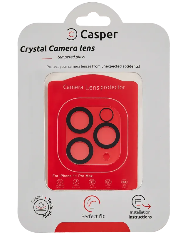 Ochrana objektivu Casper pro 11 Pro / 11 Pro Max (celoplošné)