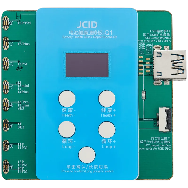 Deska JCID Q1 baterie Health Quick opravný pro iPhone Series 11-15