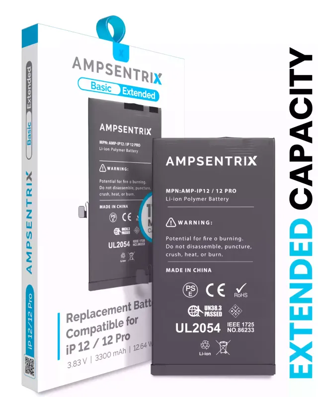 Baterie pro iPhone 12 / 12 Pro (AmpSentrix Basic Extended)