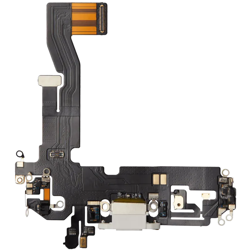 Flex kabel nabíjecího konektoru pro iPhone 12 (Aftermarket Plus) (bílá)