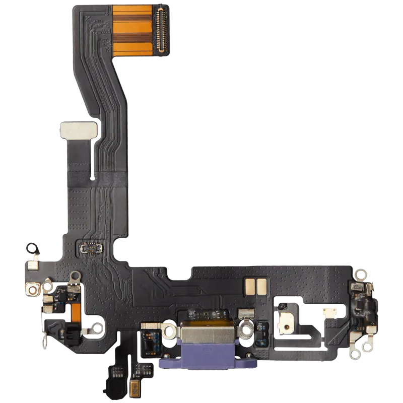 Flex kabel nabíjecího konektoru pro iPhone 12 (Aftermarket Plus) (fialová)