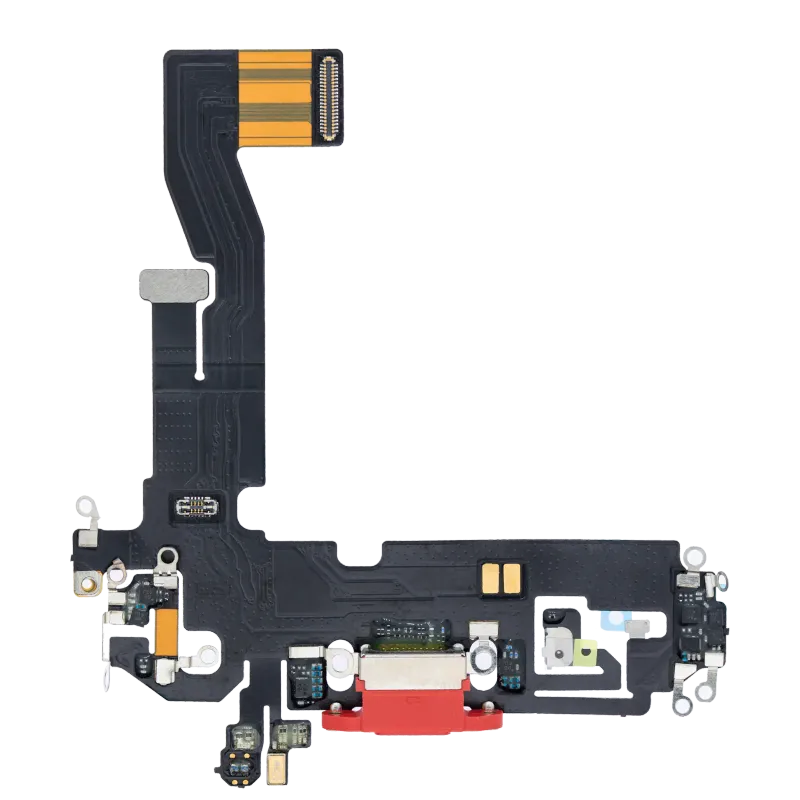 Flex kabel nabíjecího konektoru pro iPhone 12 (Aftermarket Plus) (červená)