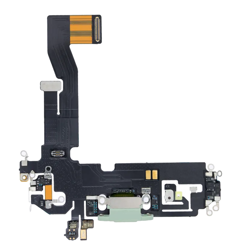Flex kabel nabíjecího konektoru pro iPhone 12 (Aftermarket Plus) (zelená)
