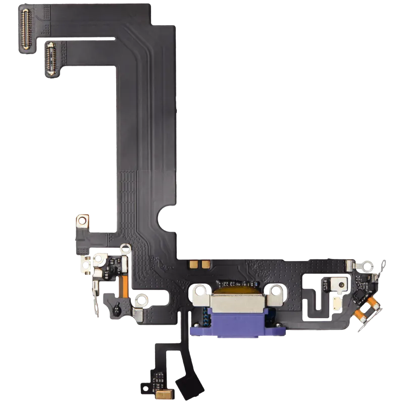 Flex kabel nabíjecího konektoru pro iPhone 12 mini (Aftermarket Plus) (fialová)