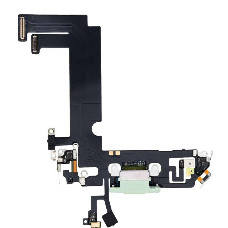 Flex kabel nabíjecího konektoru pro iPhone 12 mini (Aftermarket Plus) (zelená)