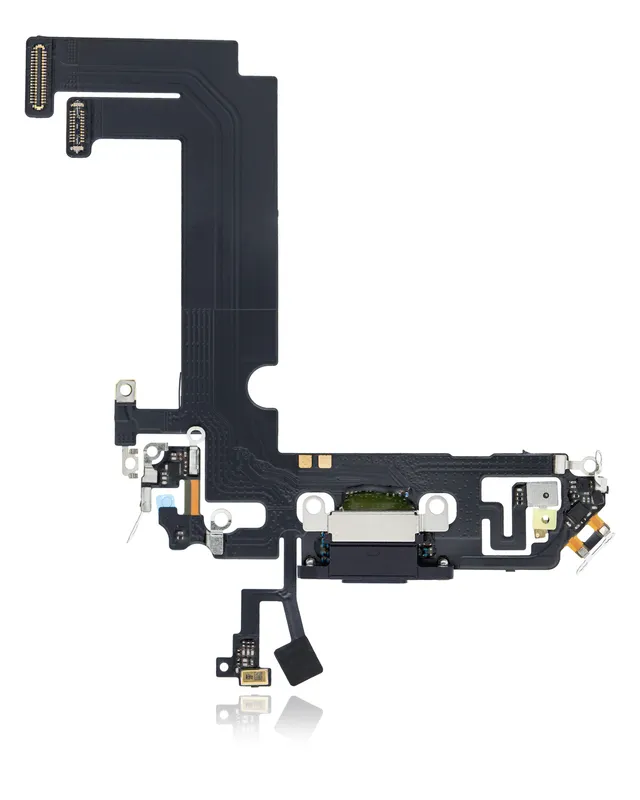 Flex kabel nabíjecího konektoru pro iPhone 12 mini (originál z vyřazeného zařízení) (černá)