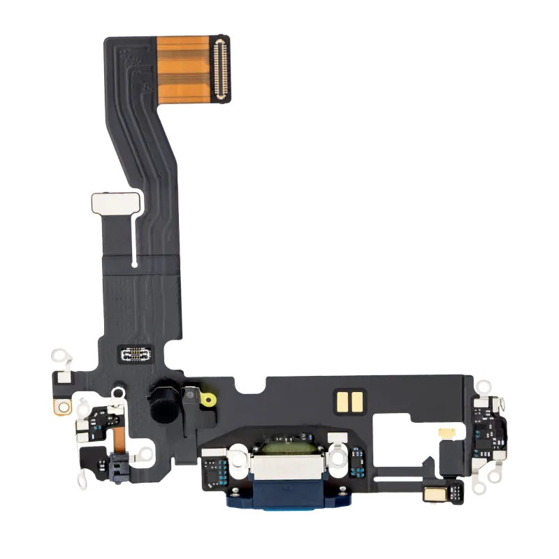 Flex kabel nabíjecího konektoru pro iPhone 12 Pro (originál z vyřazeného zařízení) (tichomořsky modrá)