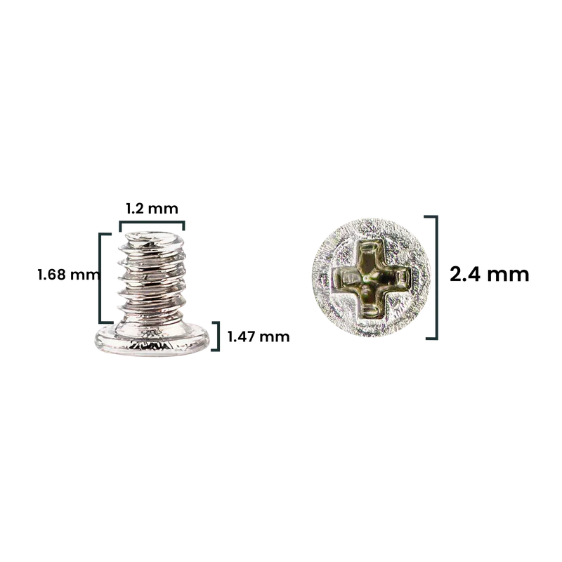 Superscrew sada (M1.2 x 1.68L x 2.4D x 1.47T) pro iPhone 12 mini (Service Pack) (balení 30 ks)