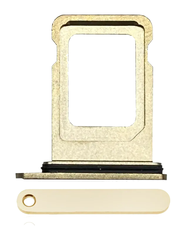 SIM šuplík (jedna SIM) pro iPhone 12 Pro / 12 Pro Max / 13 Pro / 13 Pro Max (zlatá)