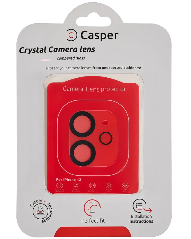 Ochrana objektivu Casper pro iPhone 12 (celoplošné)