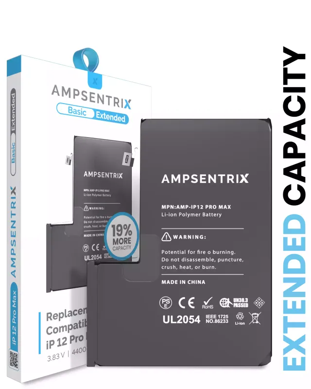 Baterie pro iPhone 12 Pro Max (AmpSentrix Basic Extended)