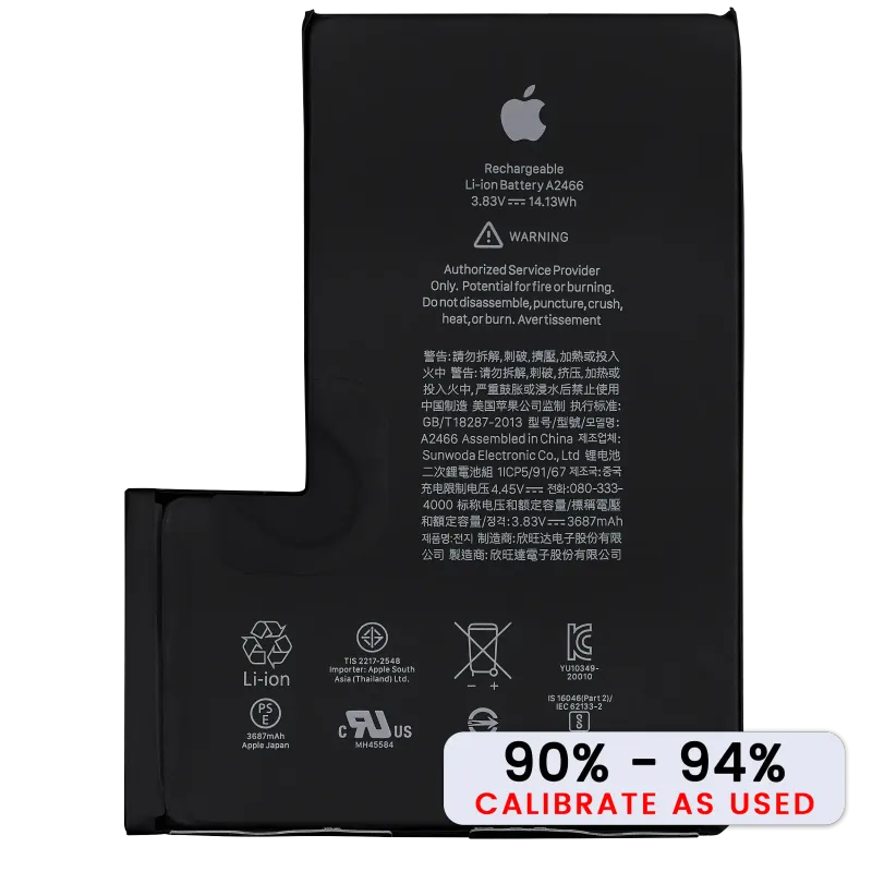 Baterie pro iPhone 12 Pro Max (originál z vyřazeného zařízení, stav C, kondice 90–94 %)
